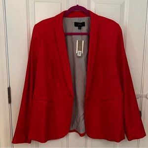 🆕️ J Crew Parke Blazer Stretch Wool NWT Sz 18 Red